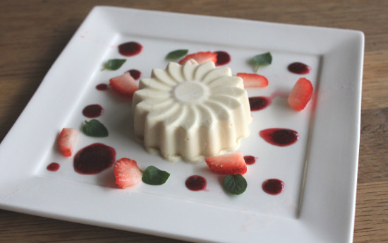 フロマージュブラン風のローチーズケーキ